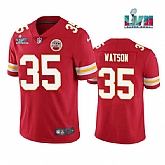 Men & Women & Youth Kansas City Chiefs #35 Jaylen Watson Red Super Bowl LVII Patch Vapor Untouchable Limited Stitched Jersey,baseball caps,new era cap wholesale,wholesale hats